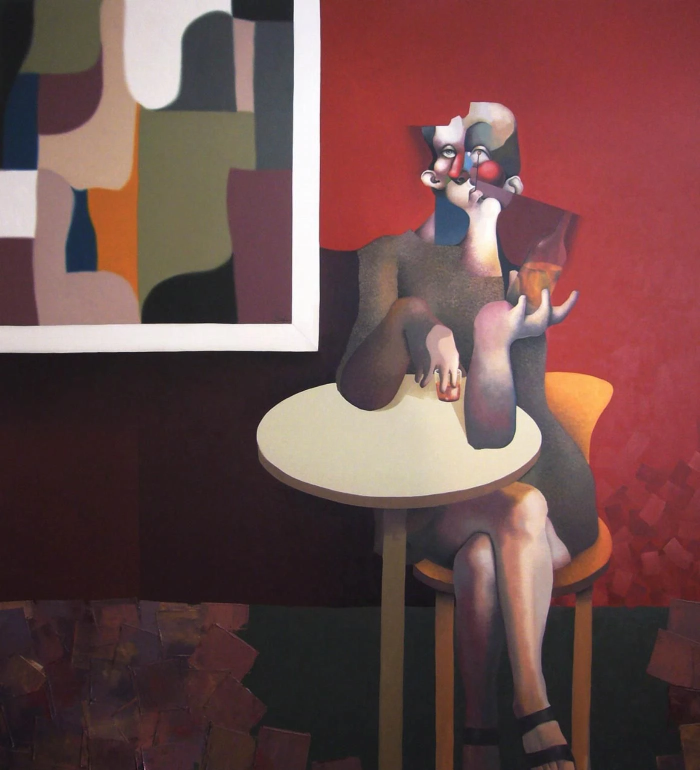 Drinking woman