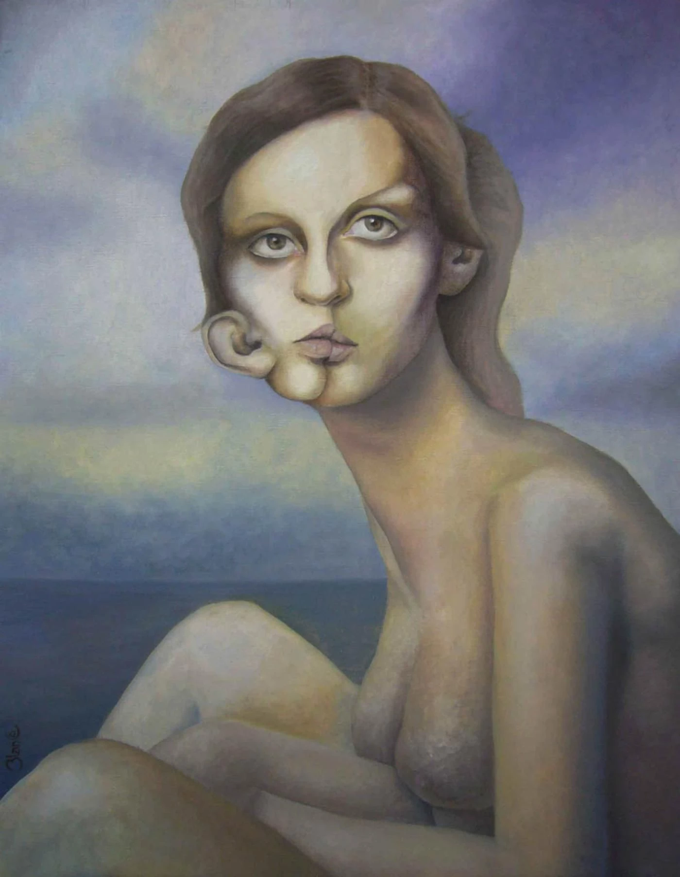 Desnuda en el Mar