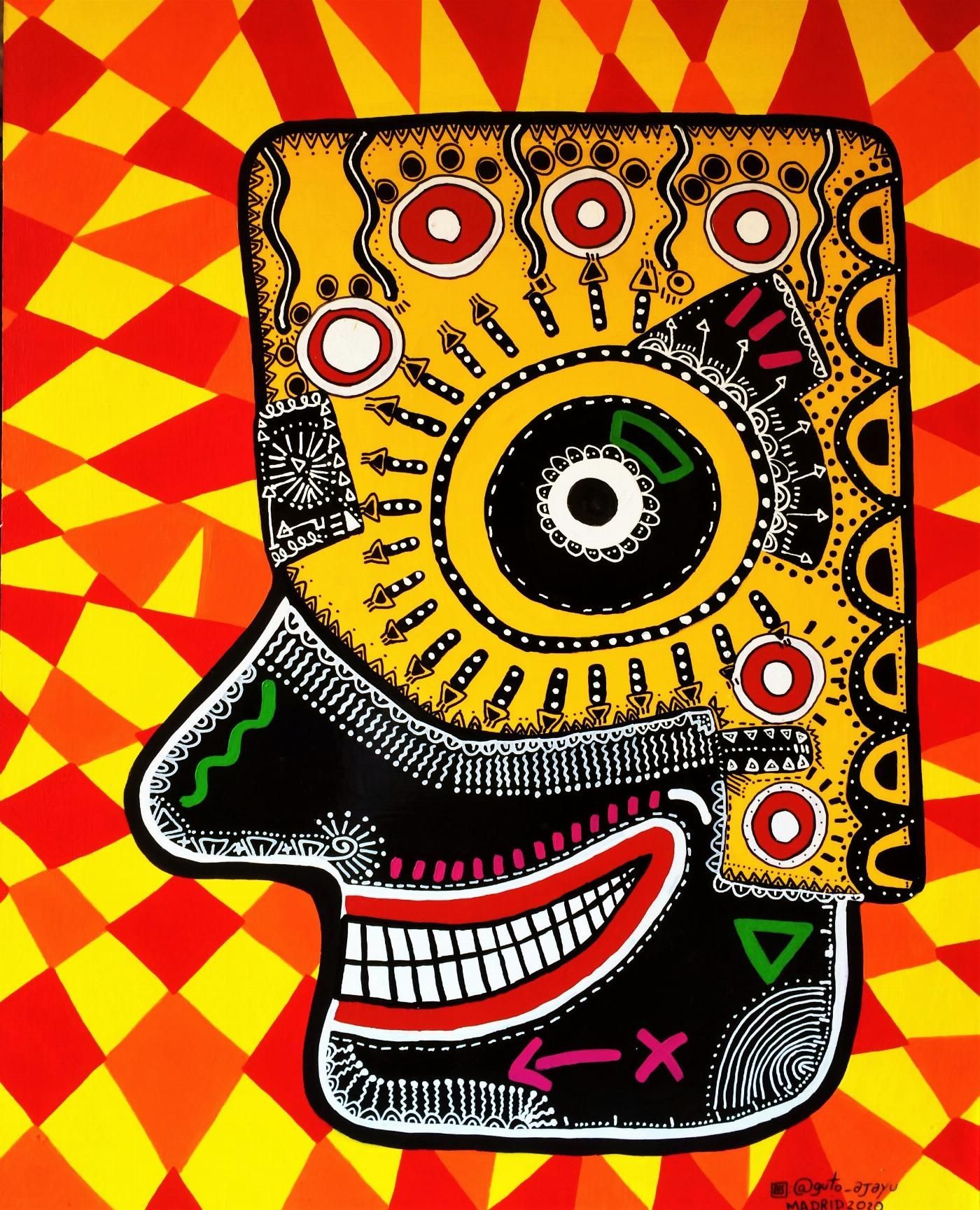 La cabeza del guerrero