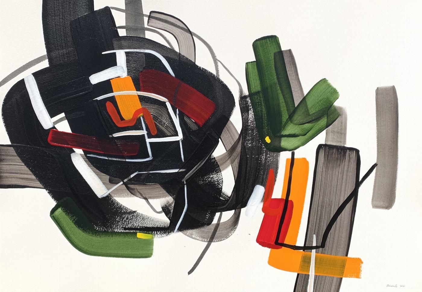 Overlapping Strokes