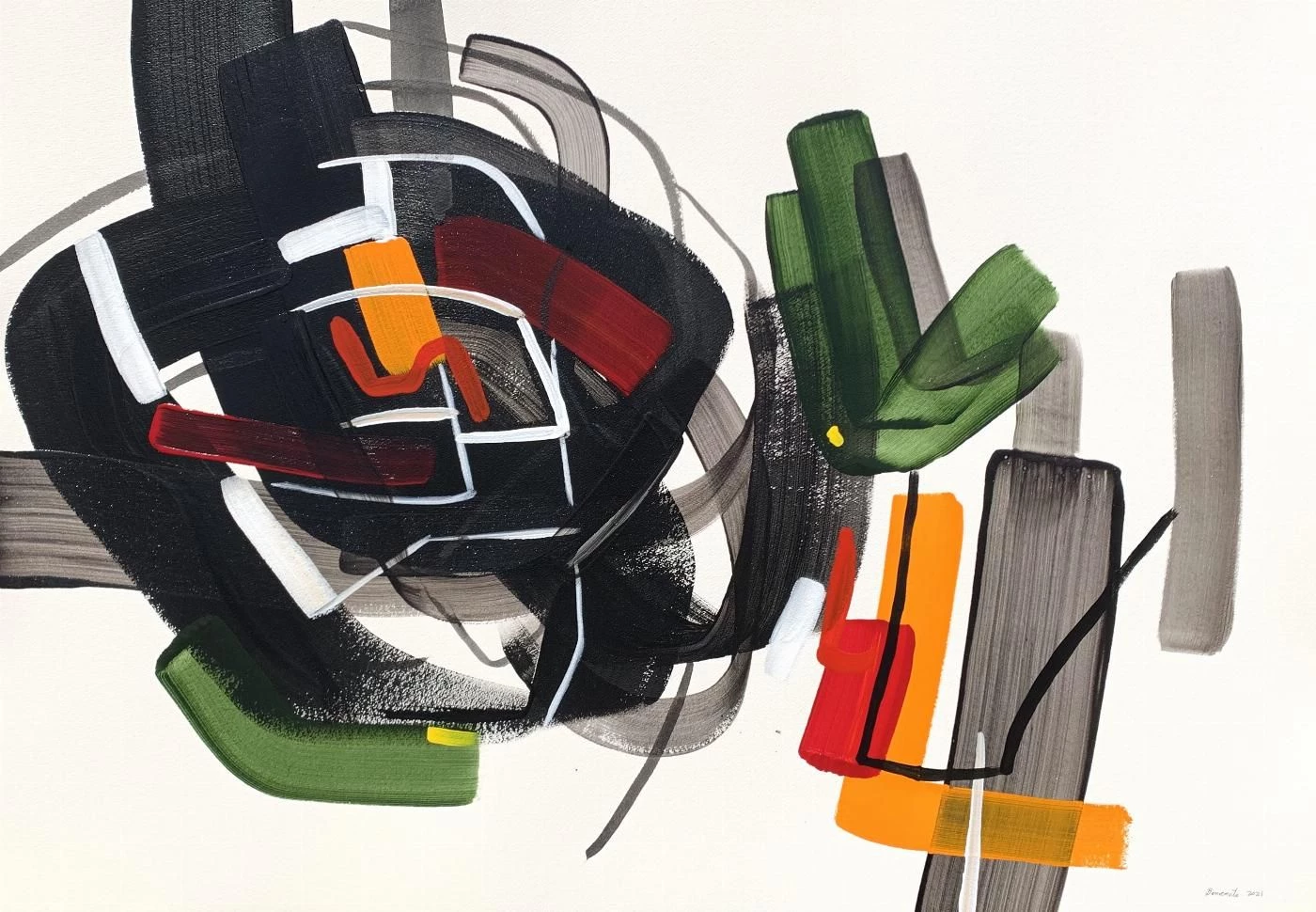 Overlapping Strokes | María José Benvenuto