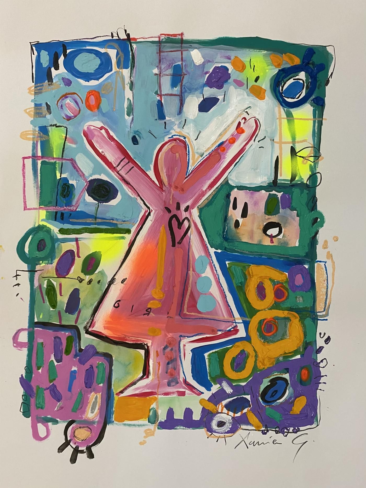 Niña con paisaje II | Xavi García