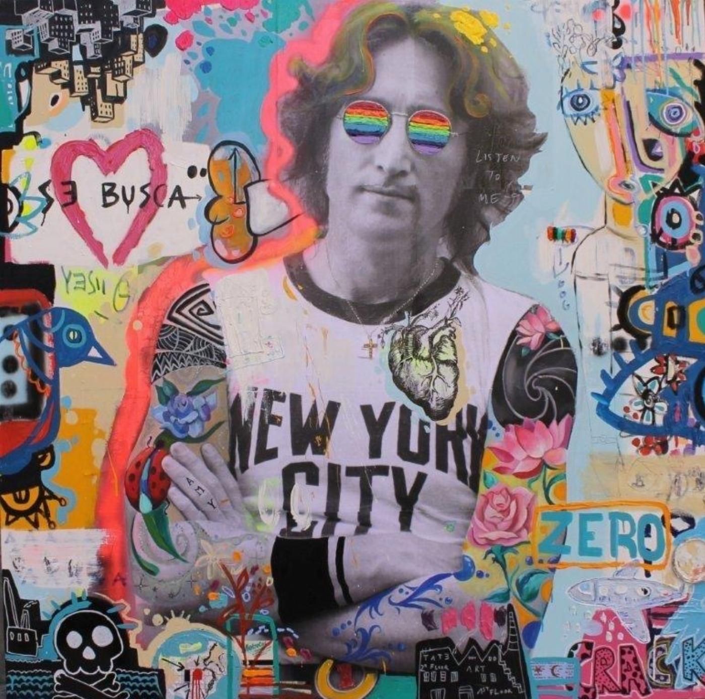 Lennon T-shirt NY city | Xavi García