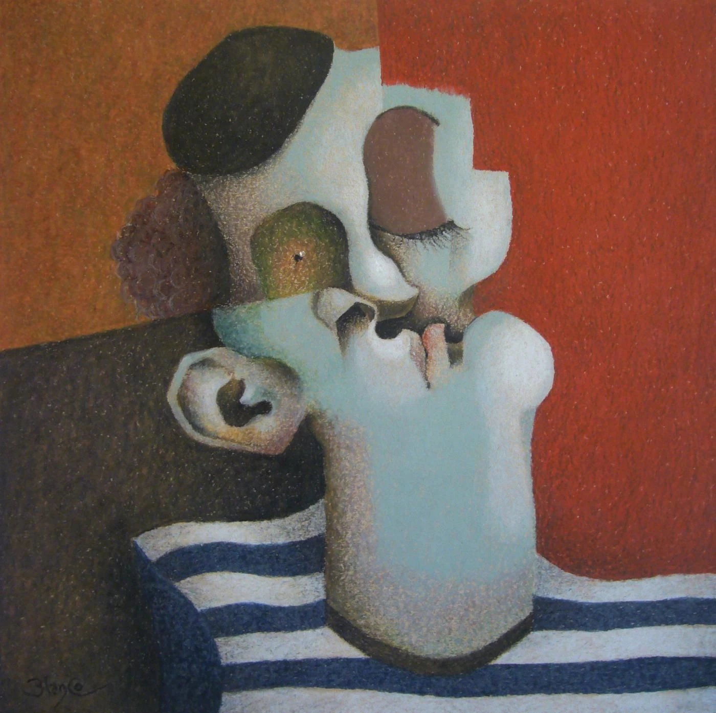 Man with beret