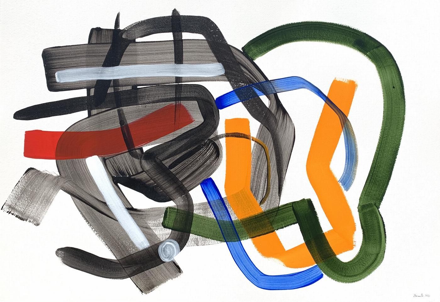 Overlappping strokes 5