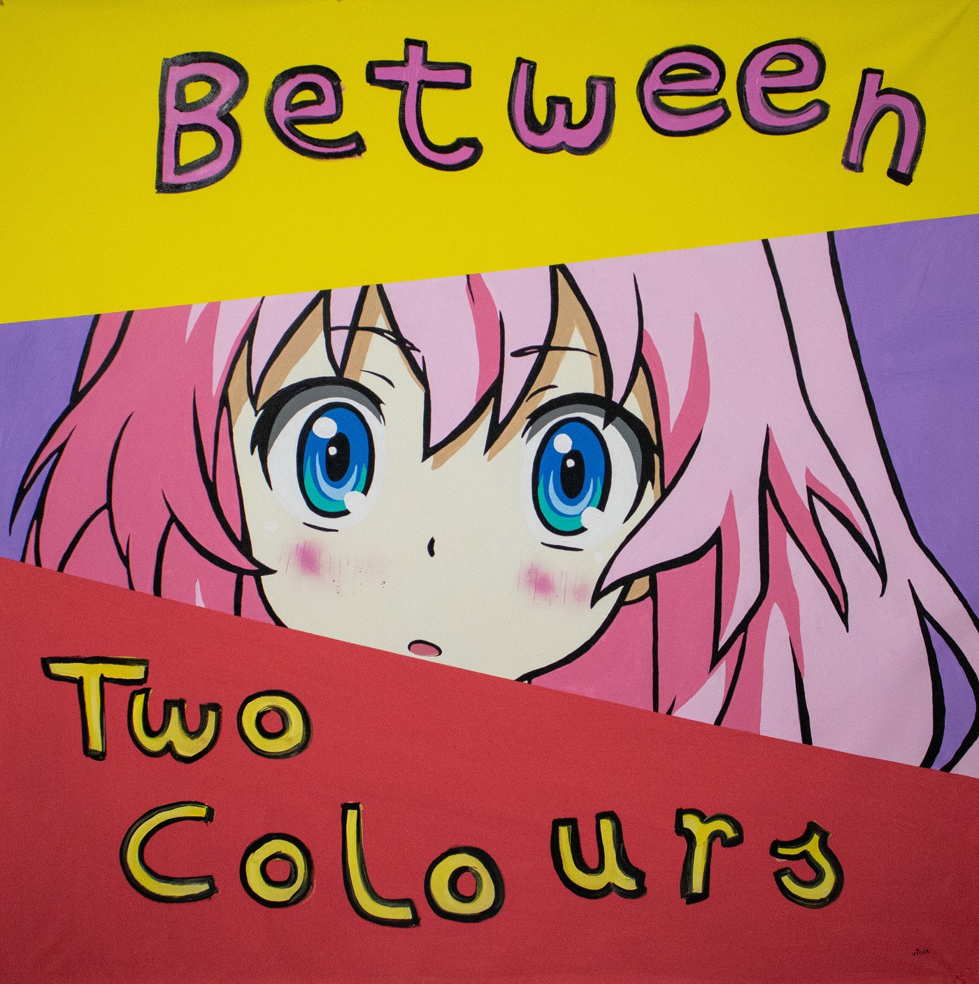 Between two colours