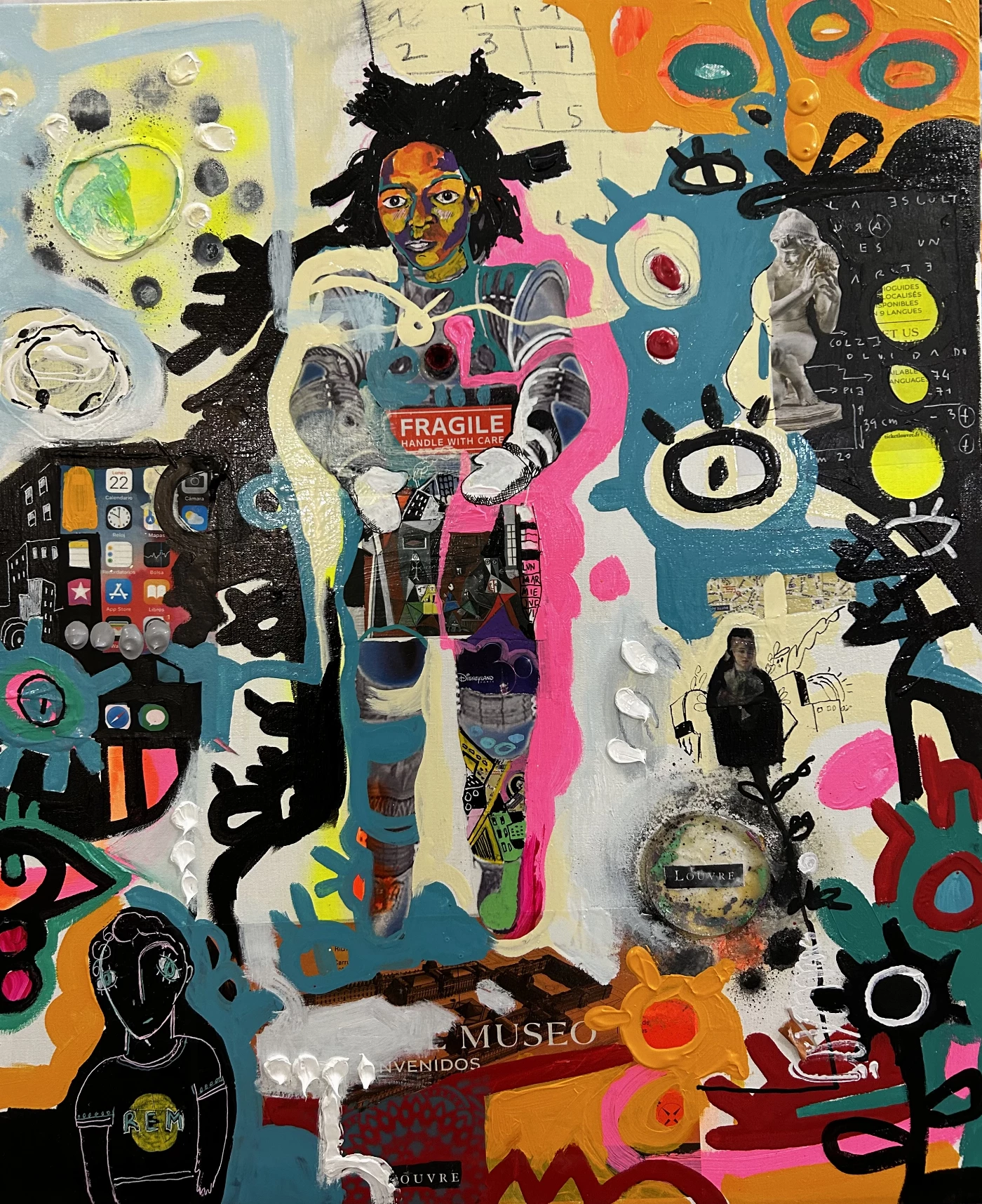Man on the Moon (Basquiat) | Xavi García