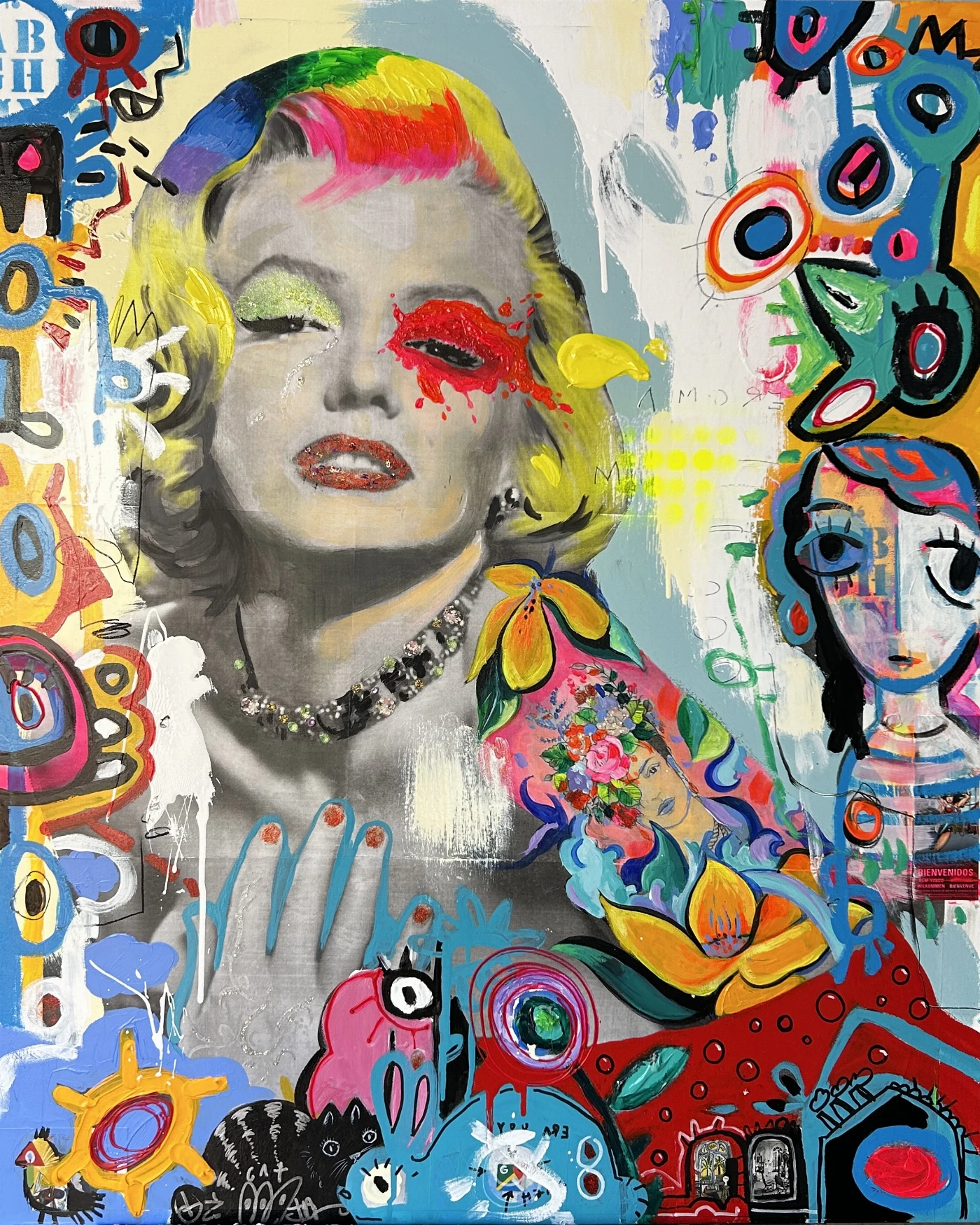 Marilyn con niña triste | Xavi García
