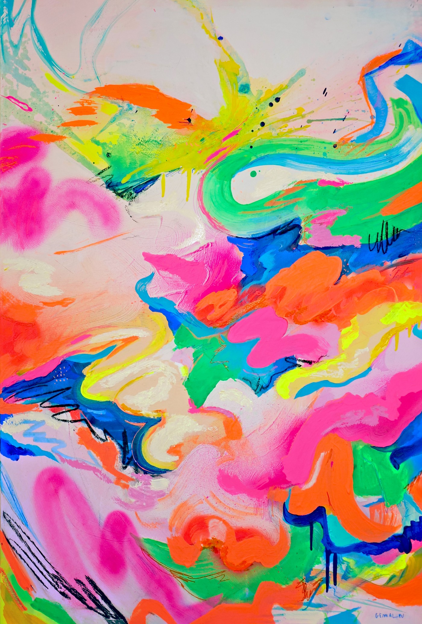 Neon waves