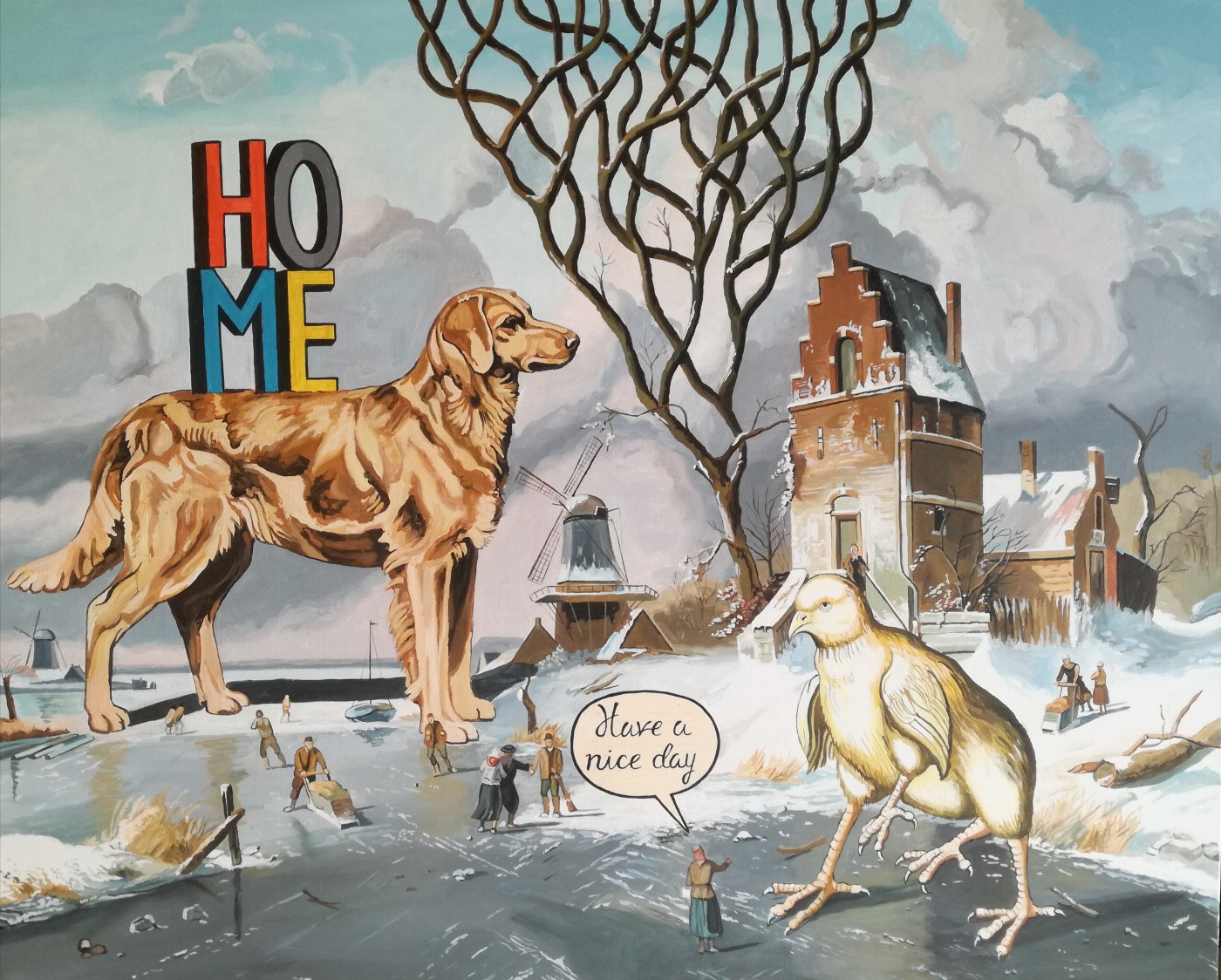 Home`s blues dog