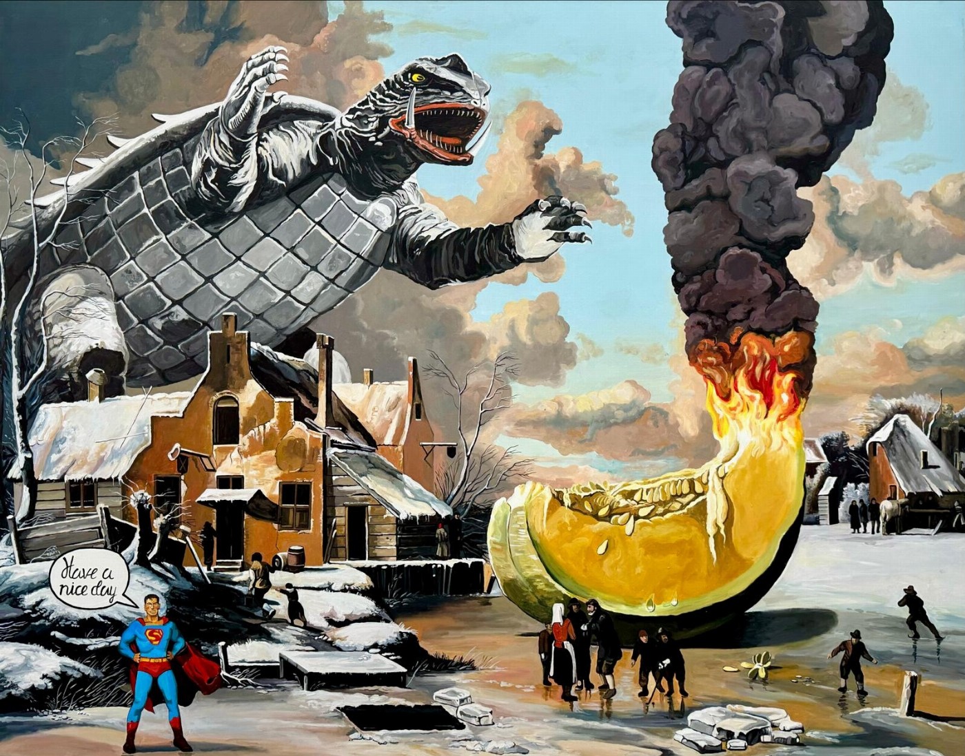 Gamera contra el melón mutante