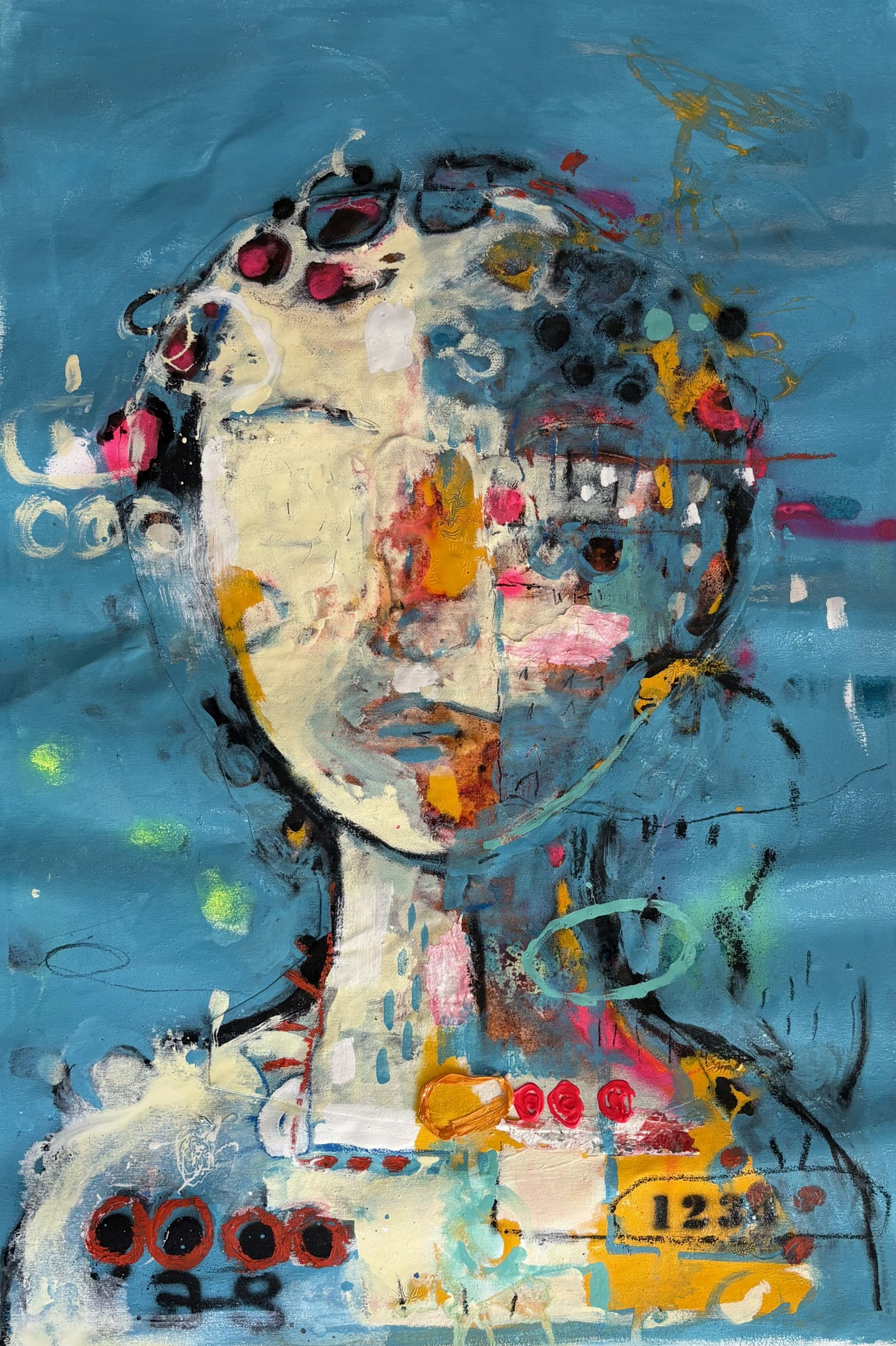 Autoportrait bleu