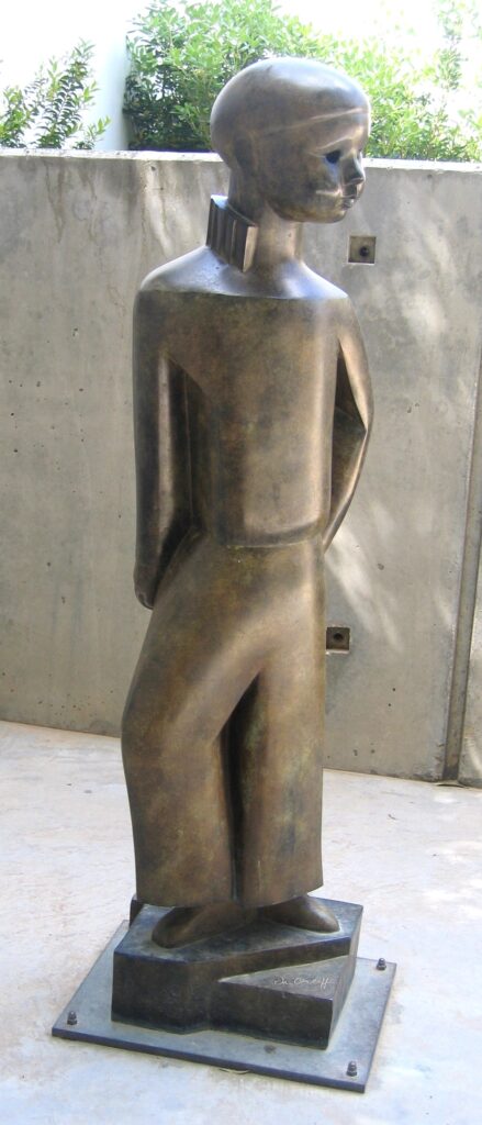 escultura acero