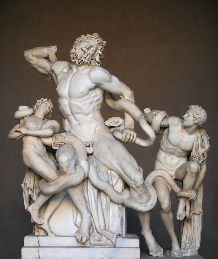 escultura laocoonte y sus hijos