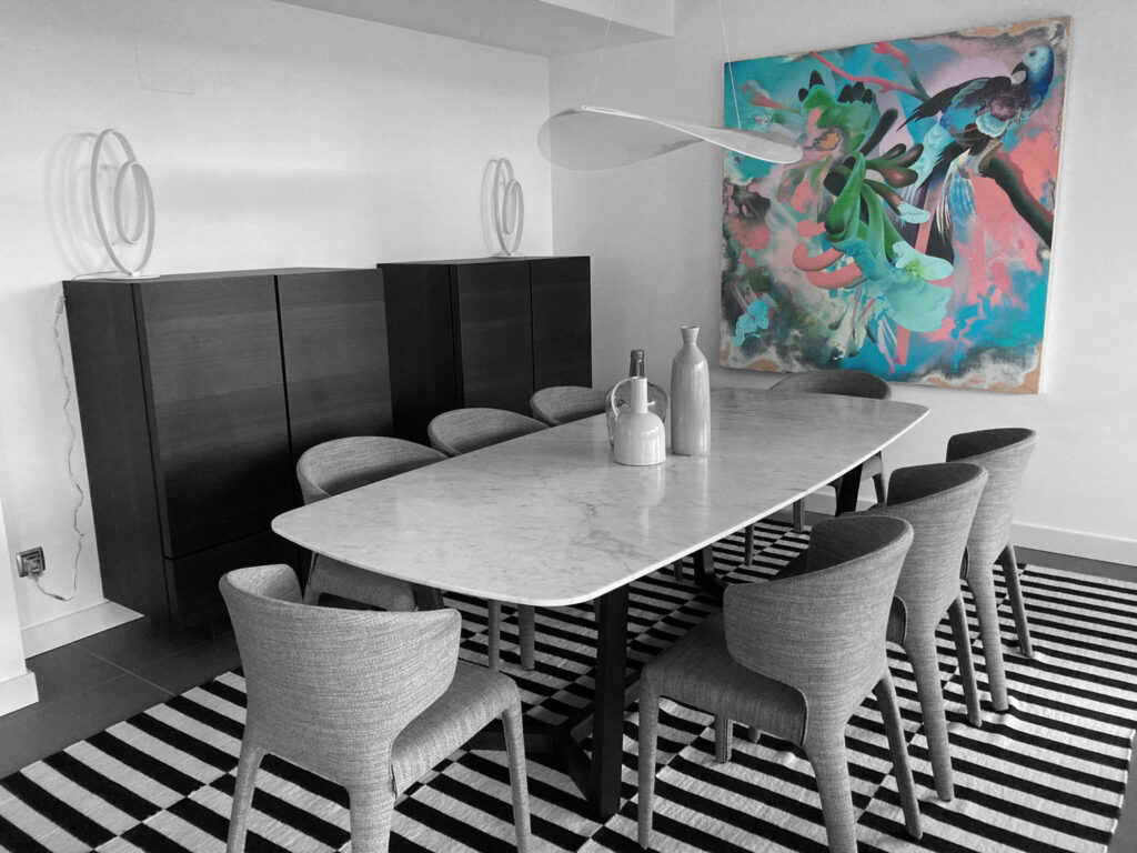 decorar el comedor con cuadros