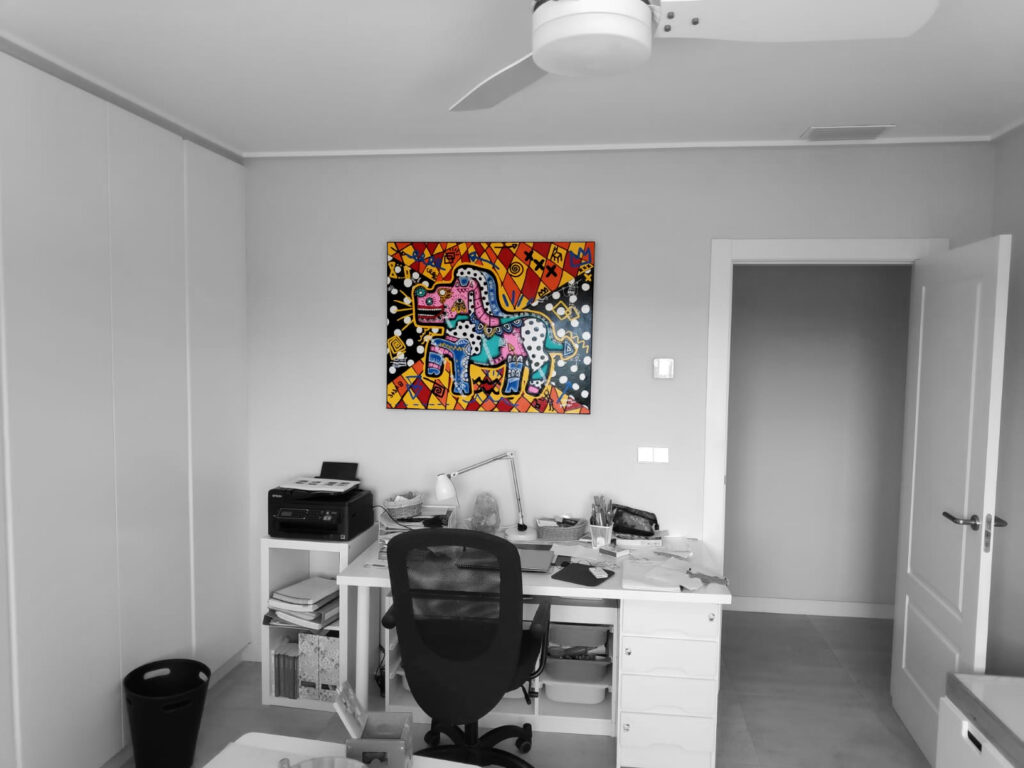 decorar con cuadros tu despacho