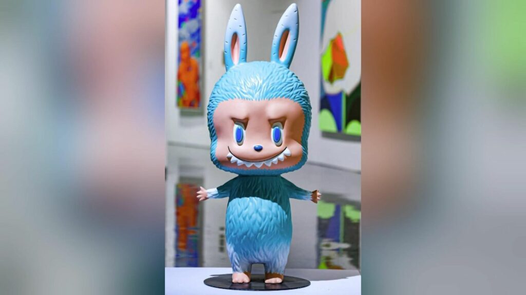 Labubu de 131 cm de altura vendido por 1.08 millones de yuanes (alrededor de 130.000 €)