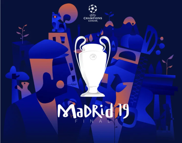 Identidad de marca de la final de la Champions League 2019 | Rubén Sánchez