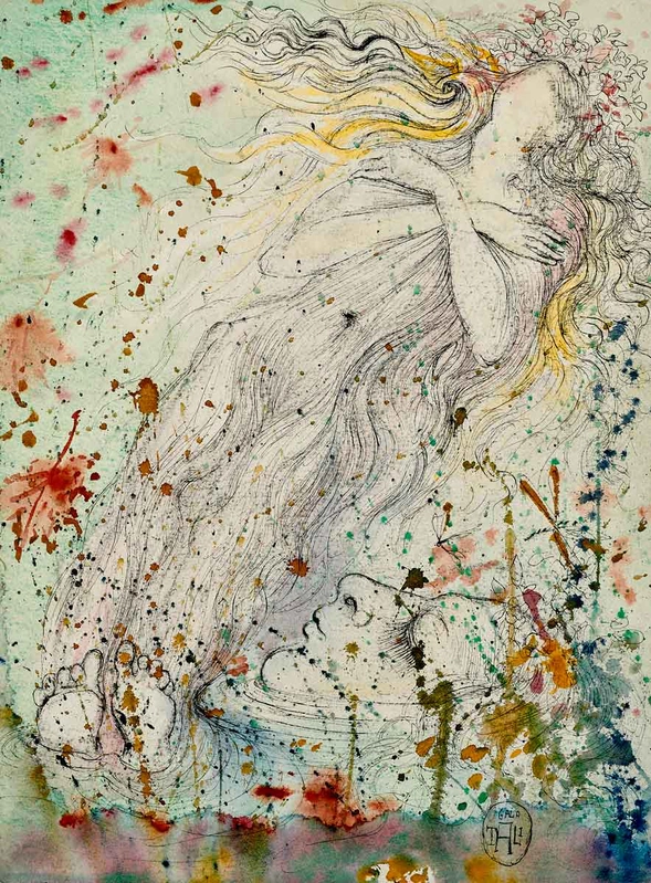 La muerte de Ofelia | Salvador Dalí