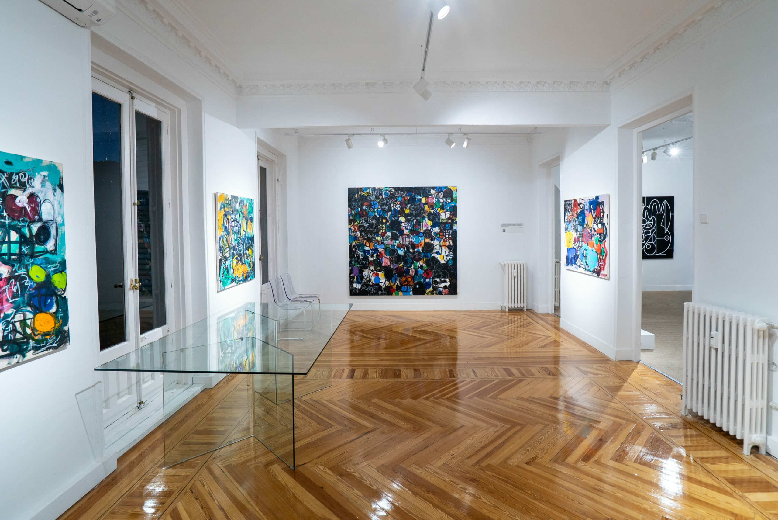 Sala de Taher Jaoui | Chromatic Structures | S Gallery Madrid
