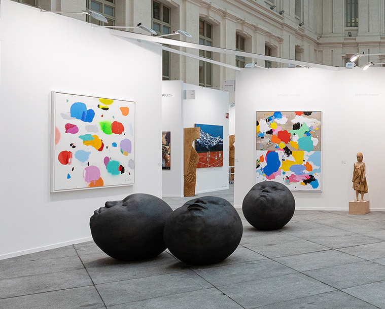 Stand de Eusebio López en Art Madrid 2026