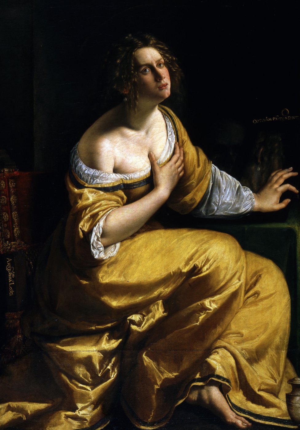 La conversión de la Magdalena | Artemisia Gentileschi