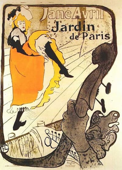 Jane Abril, Jardín de Paris | Henri de Toulouse-Lautrec