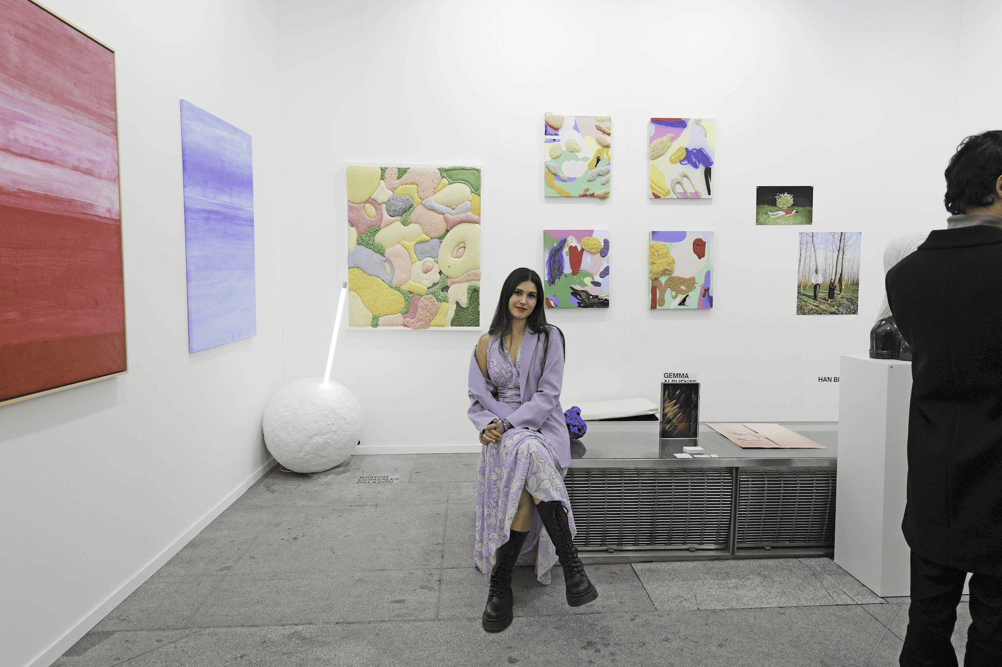 Stand de Gemma Alpuente en Art Madrid 2026