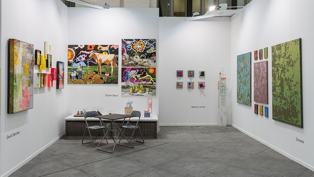 Stand de Óscar Seco en Art Madrid 2026