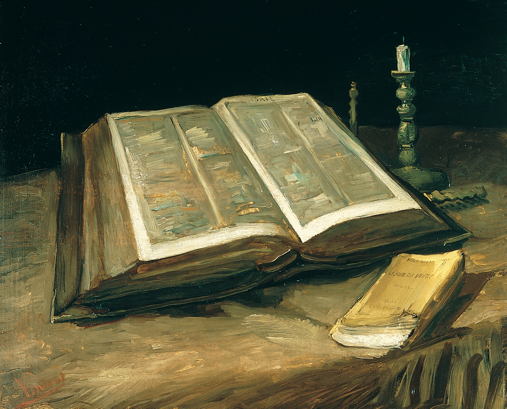 Naturaleza muerta con Biblia | Vincent van Gogh