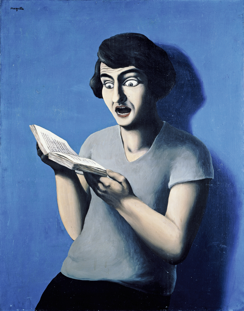 El lector subyugado | René Magritte
