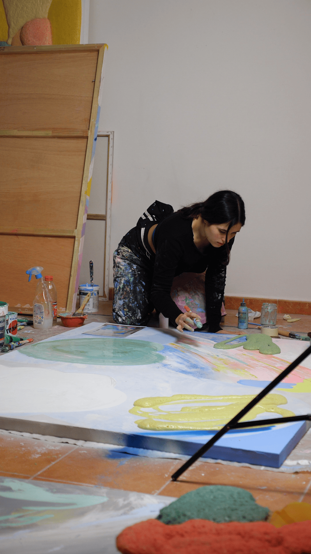 Gemma Alpuente en su estudio